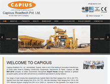 Tablet Screenshot of capious.com